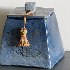 Frasco Trapecio Azul