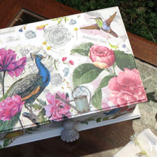 Caja Jardín De Flores 