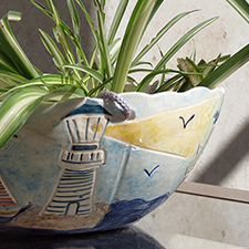 Maceta Tierra A La Vista