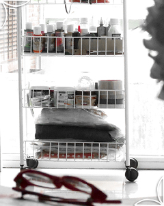 Un rincón del taller.