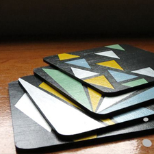 Posavasos Planos De Color